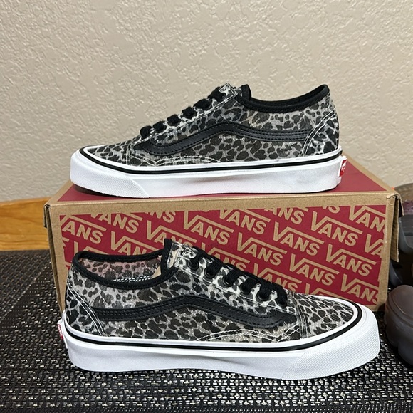 Vans Old Skool leopard-print sneakers swap it Modular sheer upper material - Picture 3 of 7